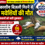 ब्रेकिंग न्यूज़- जिला जीपीएम: आकाशीय बिजली गिरने से 6 मवेशियों की मौत, ग्रामीणों को भारी नुकसान